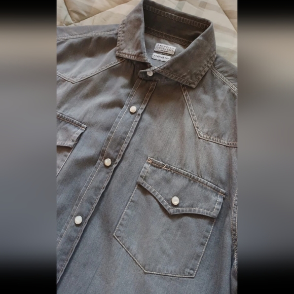 Brunello Cucinelli denim shirt size L - Picture 1 of 4